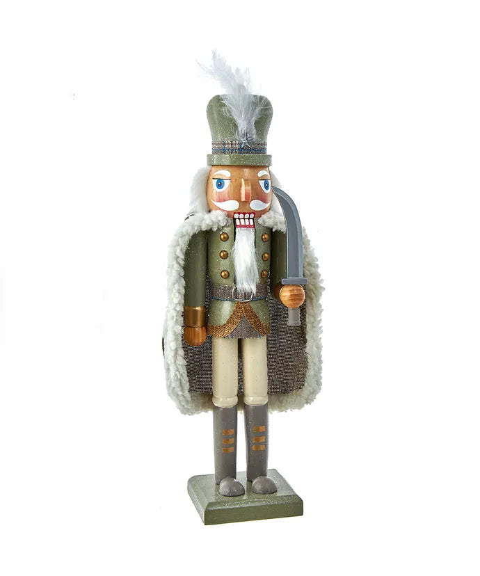 Kurt Adler 15" Sage Green Nutcracker