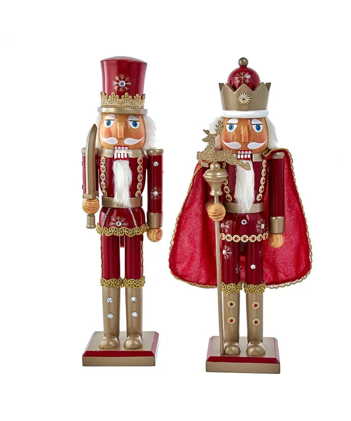 15" Regal Red Soldier Nutcrackers, Assorted