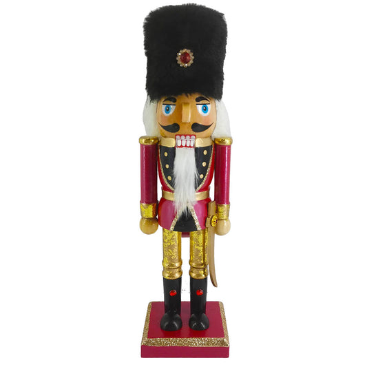 Viva Magenta Color of the Year 2023 Nutcracker 10 Inch
