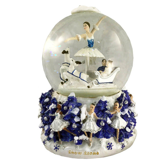 Musical Snow Scene Snow Globe 'The Waltz of the Snowflakes'