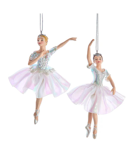 Opalescent Ballerina Ornament, Assorted
