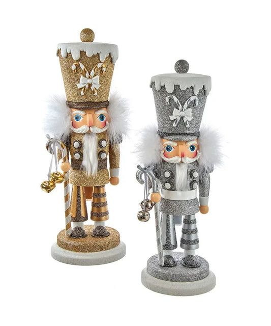 16" Hollywood Nutcrackers™ Silver and Gold Soldier Nutcracker, Assorted