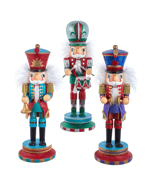 15" Hollywood Nutcrackers™ Soldiers With Instruments Nutcrackers, Assorted colors